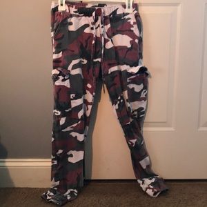 Almost Famous Red Camo Joggers